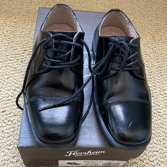 Florsheim reveal cap toe derby boys dress shoe size 11.5 - Picture 4 of 9
